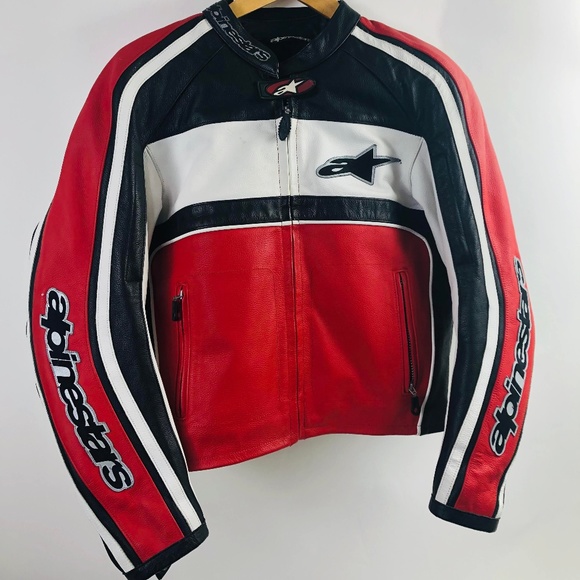 Alpinestars Jackets Coats Alpinestars Jaw Leather Motor Cycle Riding Jacket Poshmark